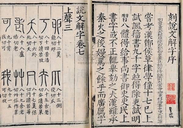 許慎·說文解字序  古者包羲氏之王天下也，仰則觀象於天，俯則觀法於地，視鳥獸之文與地之宜，近取諸身，於 ...