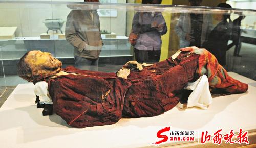 山西办丝路文明展 千年干尸眼睫毛清晰可见（1）